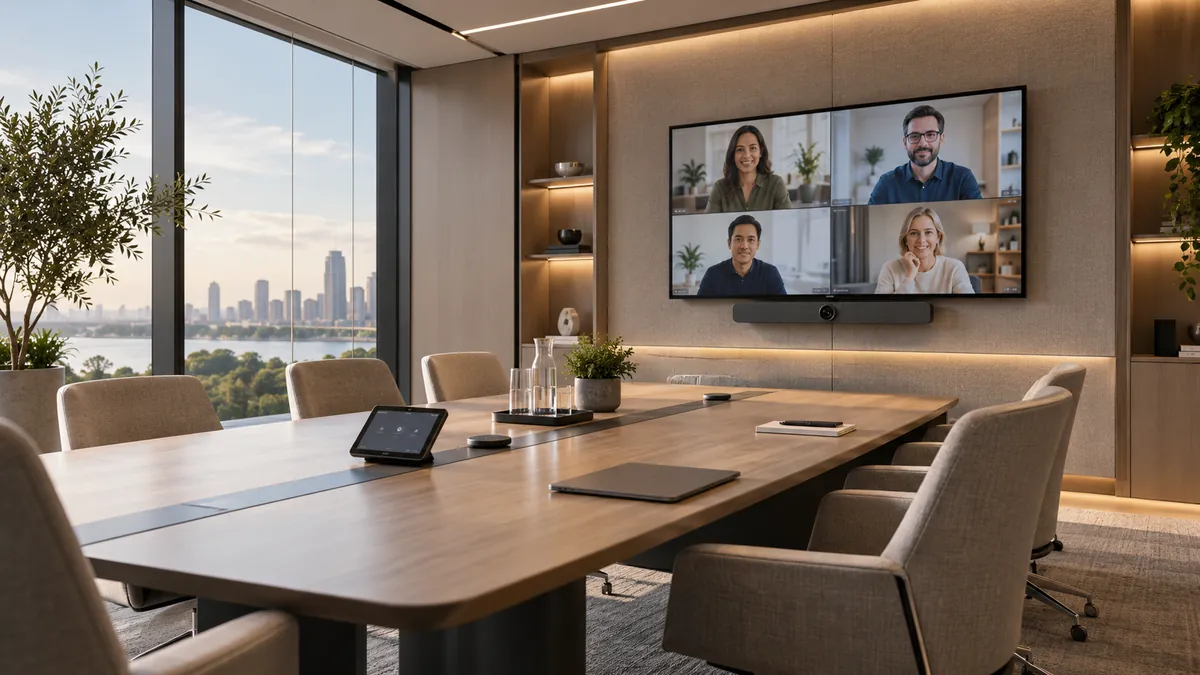 Concept of an integrated enterprise collaboration room