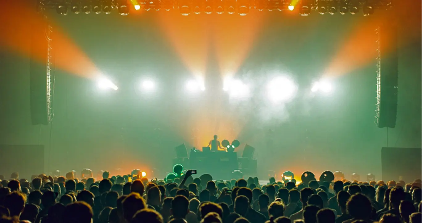 DEADMAU5 TOUR performance stage using Void Acoustics systems